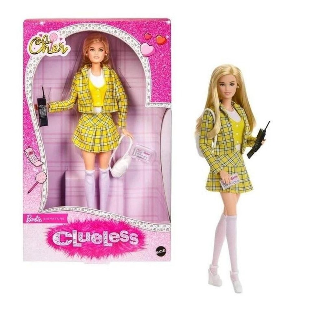 Barbie Signature Clueless Dionne AND Cher Collector Dolls Plaid Suit JBJ47 JBJ34